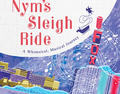 Nym's Sleigh Ride Picture Book Illustration