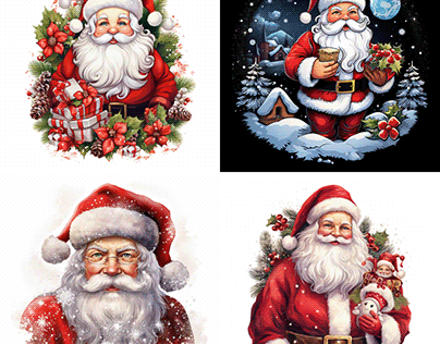 Santa Claus Sublimation Clipart