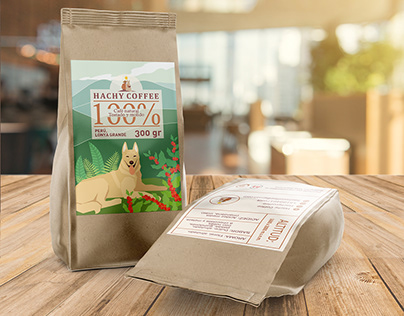 Logo and packaging for a coffee producer
