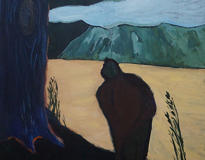 Stalker, 70x100cm, oil on canvas, 2013