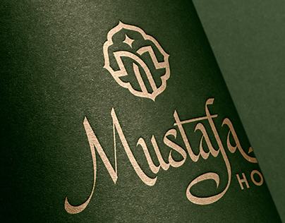 Разработка логотипа для исламского отеля Mustafa