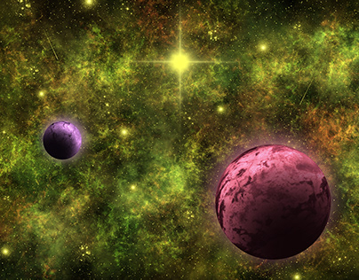 Binary Planet and Agella Nebula