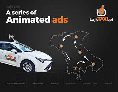 LajkTaxi - series of animated ads
