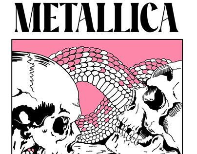 Metallica poster design