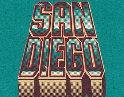 Project thumbnail - San Diego - Typography