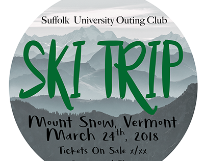 Ski Trip Poster