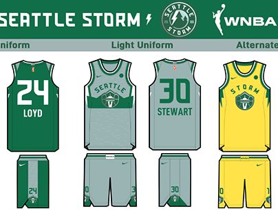 Seattle Storm Brand Tweaks & Jersey Concepts (Mar '21)