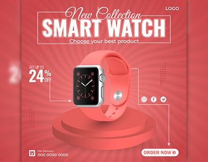 Smart Watch Social Media Post Template