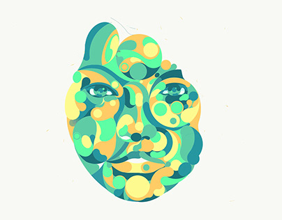 Digital Abstract Faces