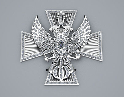 3D medal Ekaterina II