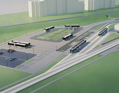 Bus Station Model&Visualization