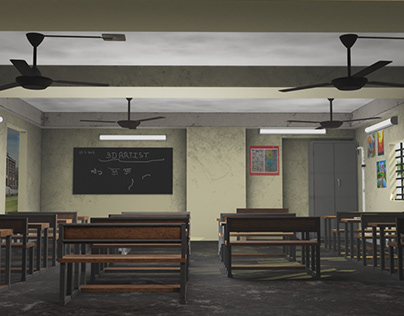 Class Room for ready to Teach Student about 3D