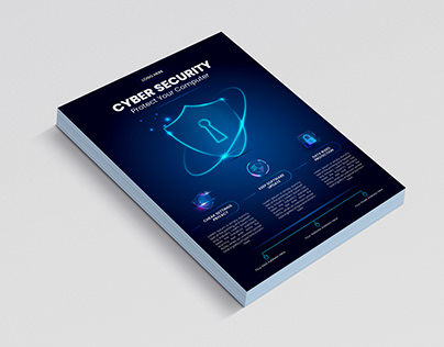 Cyber Sequrity Flyer Design.