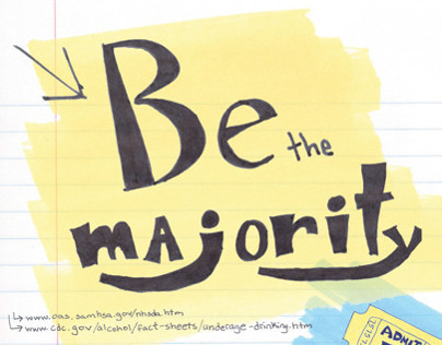 Be the Majority - Poster & Buttons