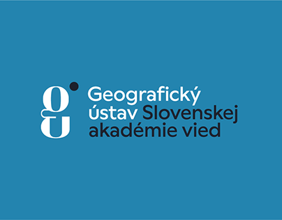 Geografický ústav SAV brand identity