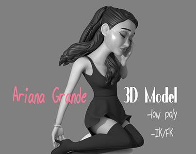 Ariana Grande 3D rig