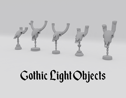 Gothic Light Objects Modeling