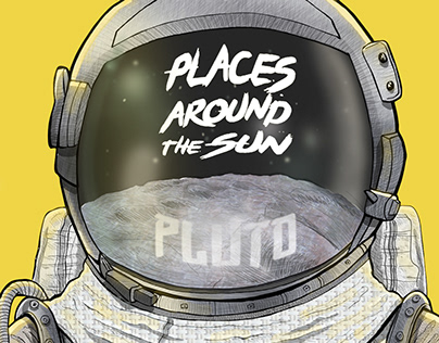ALBUM COVER // "PLUTO" // PLACES AROUND THE SUN