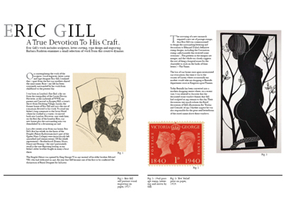 Eric Gill Spreads.