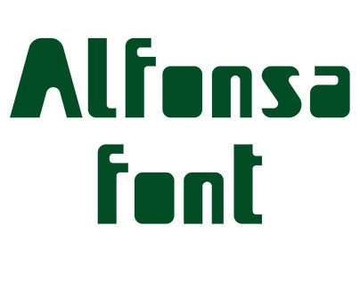Alfonsa font