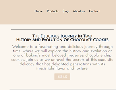 Cookies Website