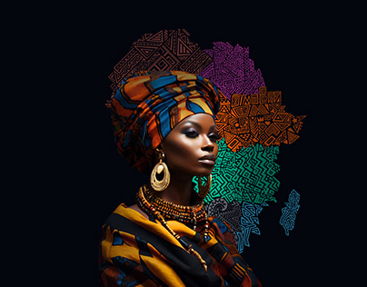 Coffee Packaging design celebrating Africa's Beauty