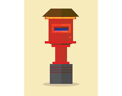 "Flat" Mail Box