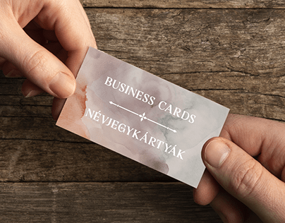 Business Cards • Névjegykártyák