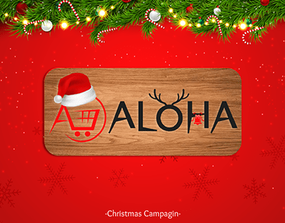 Aloha Christmas (Social media designs)