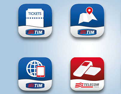 Set di icone per applicazioni iOS e Android