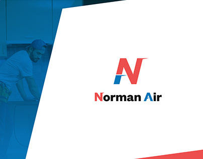 Norman Air logo, brand identity