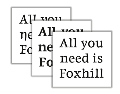 Foxhill typeface