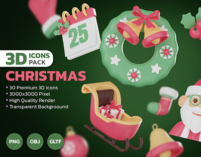 3D ICON / Christmas
