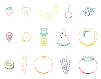 Fruit and Vegetable Symbols