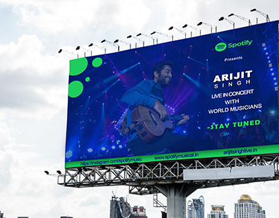Hoarding Design - Ad Campaign - Spotify Music