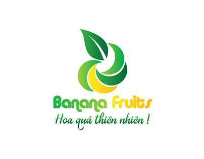 Logo Banana Fruits