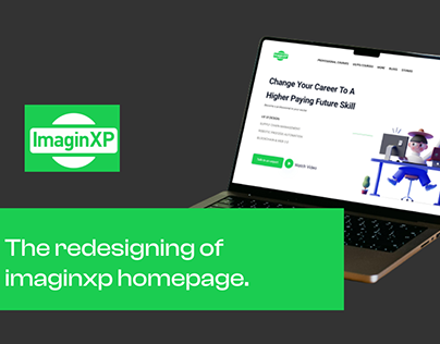 Imaginxp website redesign