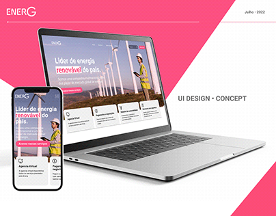 UI Design Website Energ