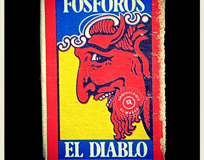 Cajetilla de Fósforos El Diablo.