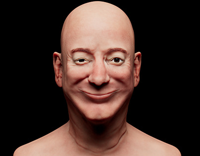 Jeff Bezos 3D Realistic Model