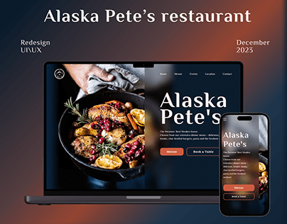 BBQ Restaurant website redesign