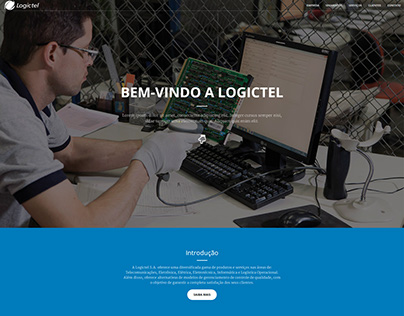 Responsive OnePage Web Design | Logictel