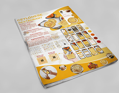 Phone application design_Ceylonese restaurant_UX design