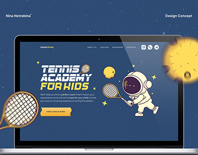 Concept Design Site | Tennis Academy