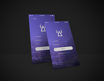 Simple Mobile App UI Pages
