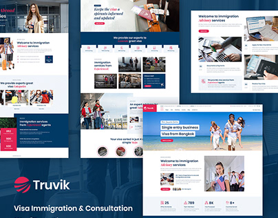 Truvik - Immigration Consulting WordPress Theme