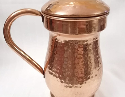 vintage theme copper mugs