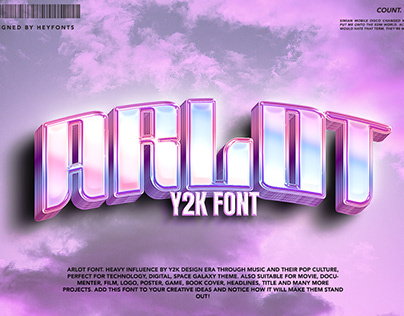 Arlot - Free Y2K Font