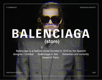 BALENCIAGA | E-commerce redesign