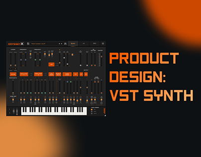 Product UI design: VST synth plugin - OdysseyX